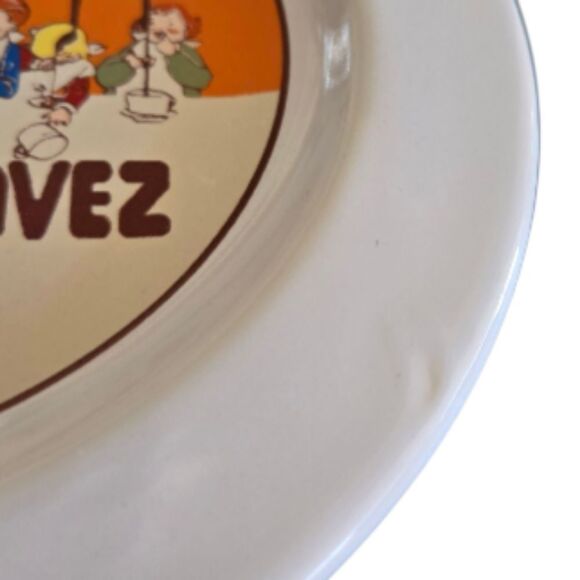 Pottery Barn Ceramic Chocolate Dessert Plate, Orange Chocolat Delespaul-Havez - Picture 4 of 6